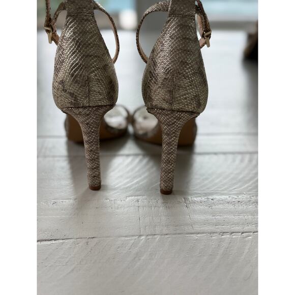 Vince Camuto Snakeskin-Patterned High Heel Sandals – Size 9 – Sleek & Stylish - Picture 3 of 5